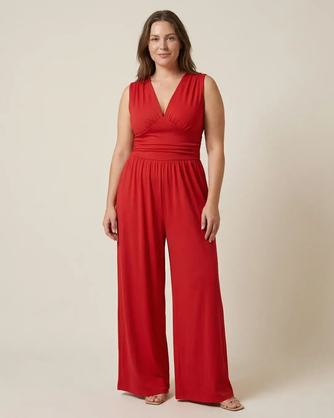 Elara | Combinaison Wide-Leg Sans Manches